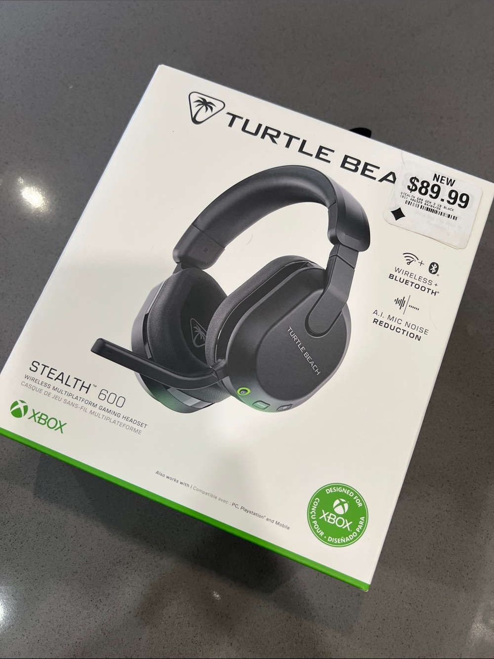 Turtle Beach Stealth 600 Wireless Gaming Headset - Black
